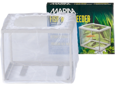 Netz Aufzuchtkasten - Ableichkasten aus feinmaschigen Netz 12,5 x 13 x 16,5cm