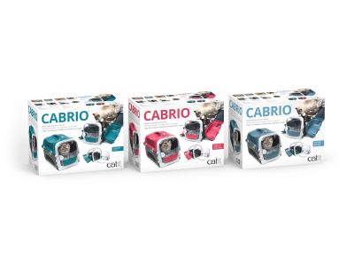 Catit Cabrio Transportbox für Katzen und kleine Hunde 51x33x35cm