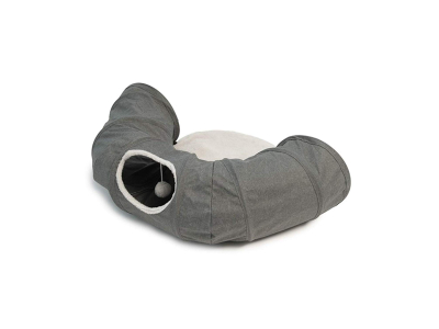 Vesper Katzentunnel mit Kissen 97x68x28cm