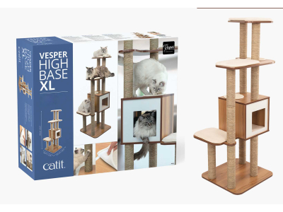 Vesper V-High Base XL Katzenkratzbaum - 77,5x58x158cm (LxBxH)