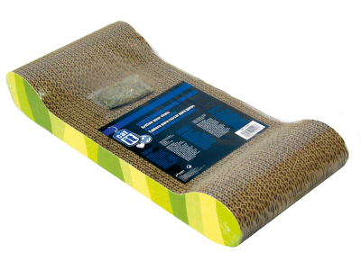 Kratzbrett -/  Kratzlounge mit Katzenminze (Catnip)