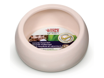 Ergonomisch abgeschrägter Keramiknapf Farbe: Elfenbein 