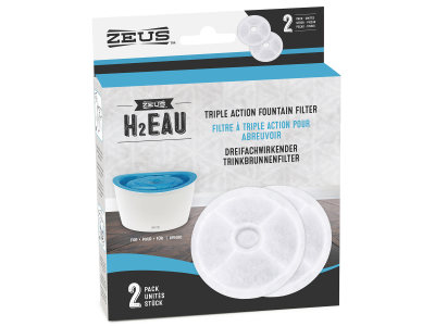 Triple Action Filter für Zeus Trinkbrunnen "H2EAU" 6L Hundebrunnen