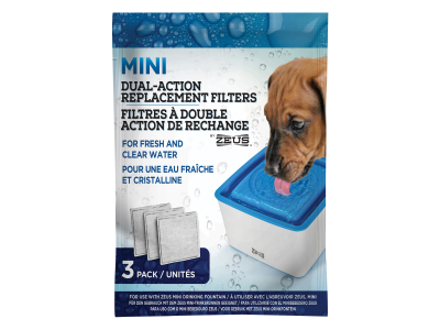 Zeus Dual Action Ersatzfilter geeignet für den Zeus Trinkbrunnen 1,5 Liter