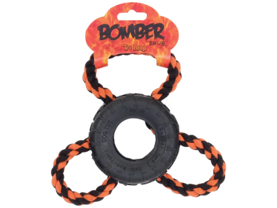 Zeus Bomber Tri Loop - Apportieren, Werfen, Suchobjekt & Zieh- und Zerrspielzeug