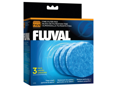Fluval Feinfilter Schaumstoff Filtermatten für Fluval FX4, FX5 und Fx6 - 3er-Set 
