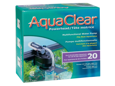 AquaClear PowerHead für 18-76L Aquarien - 480 Liter pro Stunde