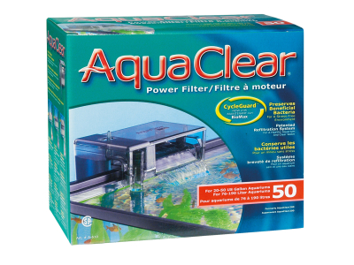 AquaClear 50 Power Aquarienfilter für bis zu 76 - 190 Liter Aquarien - bis 757 L/H