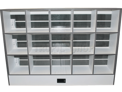 Rack Braplast 5,8L (19x19x19) inkl. Rückwandheizung