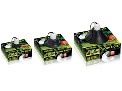 Exo Terra Glow Light Porzellan-Klemmlampe mit Leuchtenreflektor