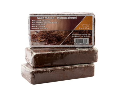 Coco Ground Kokosfaser - Brikett - Kokosfaser - Humusziegel