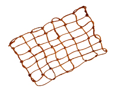 Kletternetz aus Natur Kokosfaser - natürliche Terrarien Dekoration