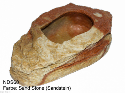 Wurmverfütterungs Schale in Felsoptik 22x12x5,5cm