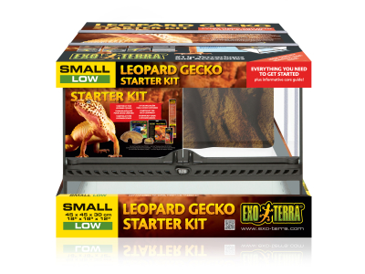 Exo Terra Leopard Gecko Starter Kit 45x45x30cm Glasterrarium