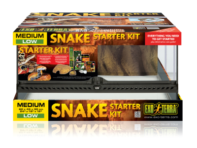 Exo Terra Schlangen Starter Kit  60x45x30cm Glasterrarium