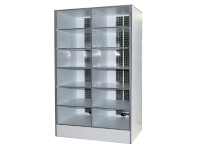 Rack Samla 11L 28x39x14 inkl. Rückwandheizung