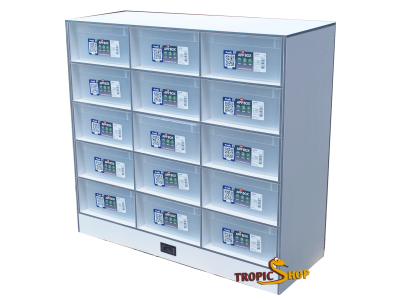 Rack Clear 7084 (33,5x40x17) inkl. Rückwandheizung