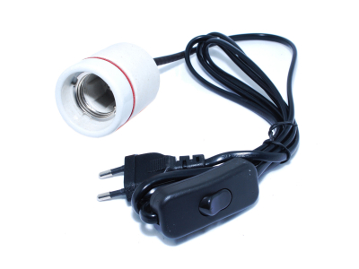 Keramikfassung mit Kabel - Hängefassung - Terrarienlampenset - Terrarienfassung