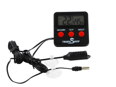 Therrmometer / Hygrometer digital, Min/Max, 2 Fernfühler