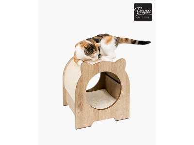 Vesper Minou - Hochwertige Kratzbank und gemütliches Versteck