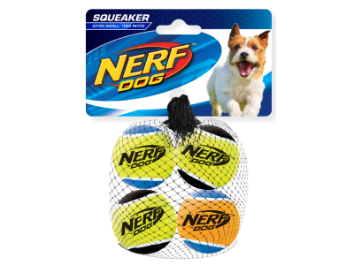 Tennisbälle mit Quietschgeräusch